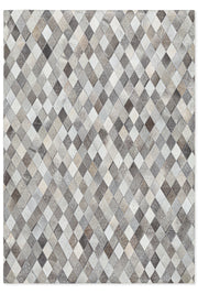 Tapete Cow Hide Rug Diamond Grey