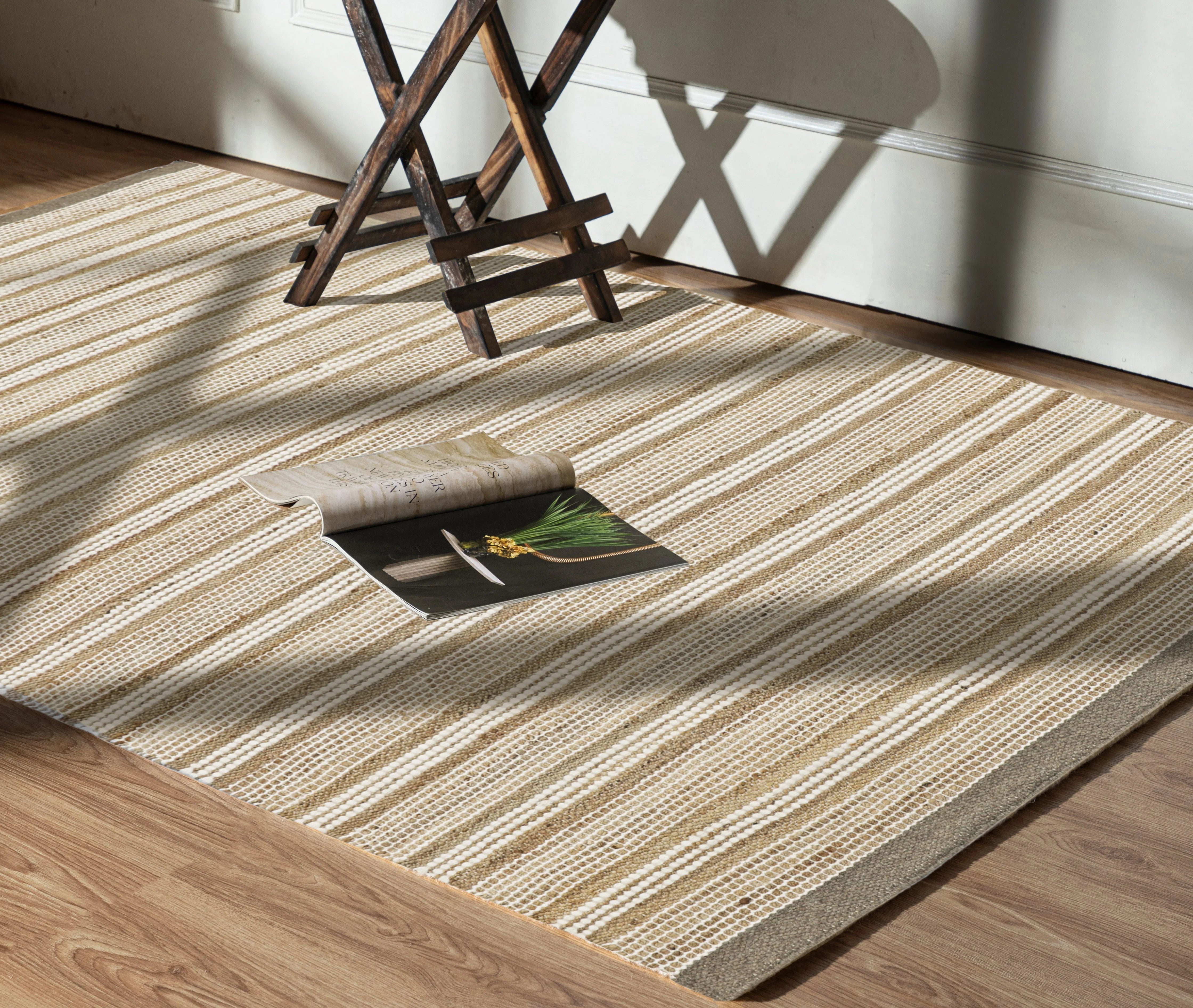 Tapete Jute Novato Natural/White