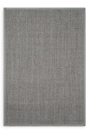 Tapete Sisal Border Dove Grey Mix / Grey
