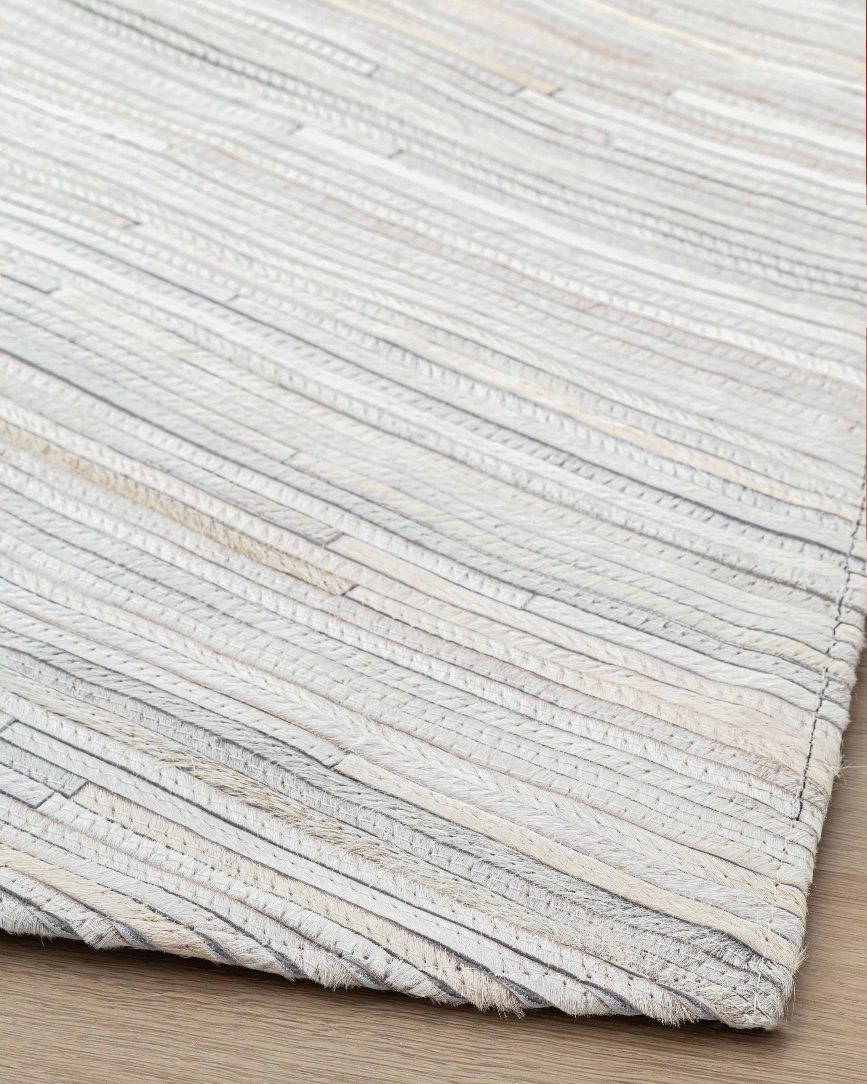 Tapete Cow Hide Fino Light Grey