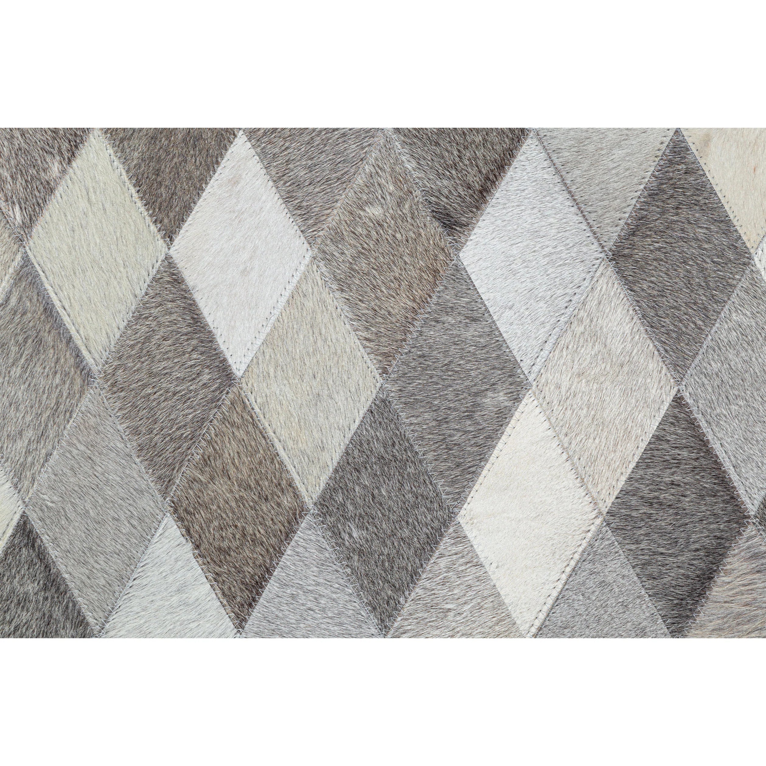 Tapete Cow Hide Rug Diamond Grey