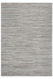 Tapete Cow Hide Rug Fino Stripe Grey