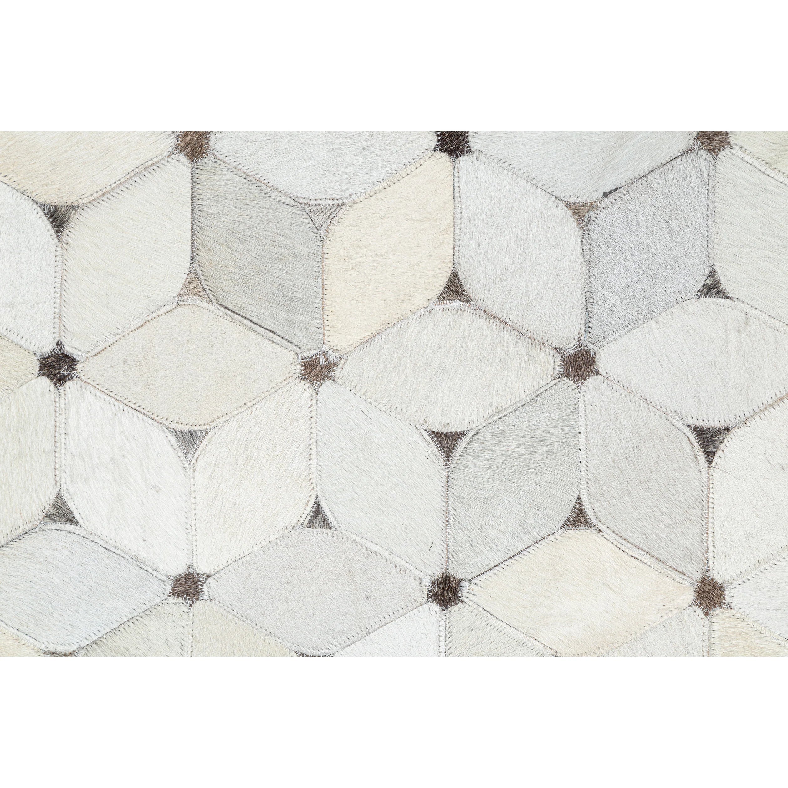 Tapete Cow Hide Luma Lt Grey
