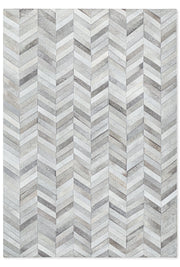 Tapete Cow Hide Rug Parquet Lt Grey