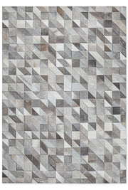 Tapete Cow Hide Rug Pixel Lt Grey