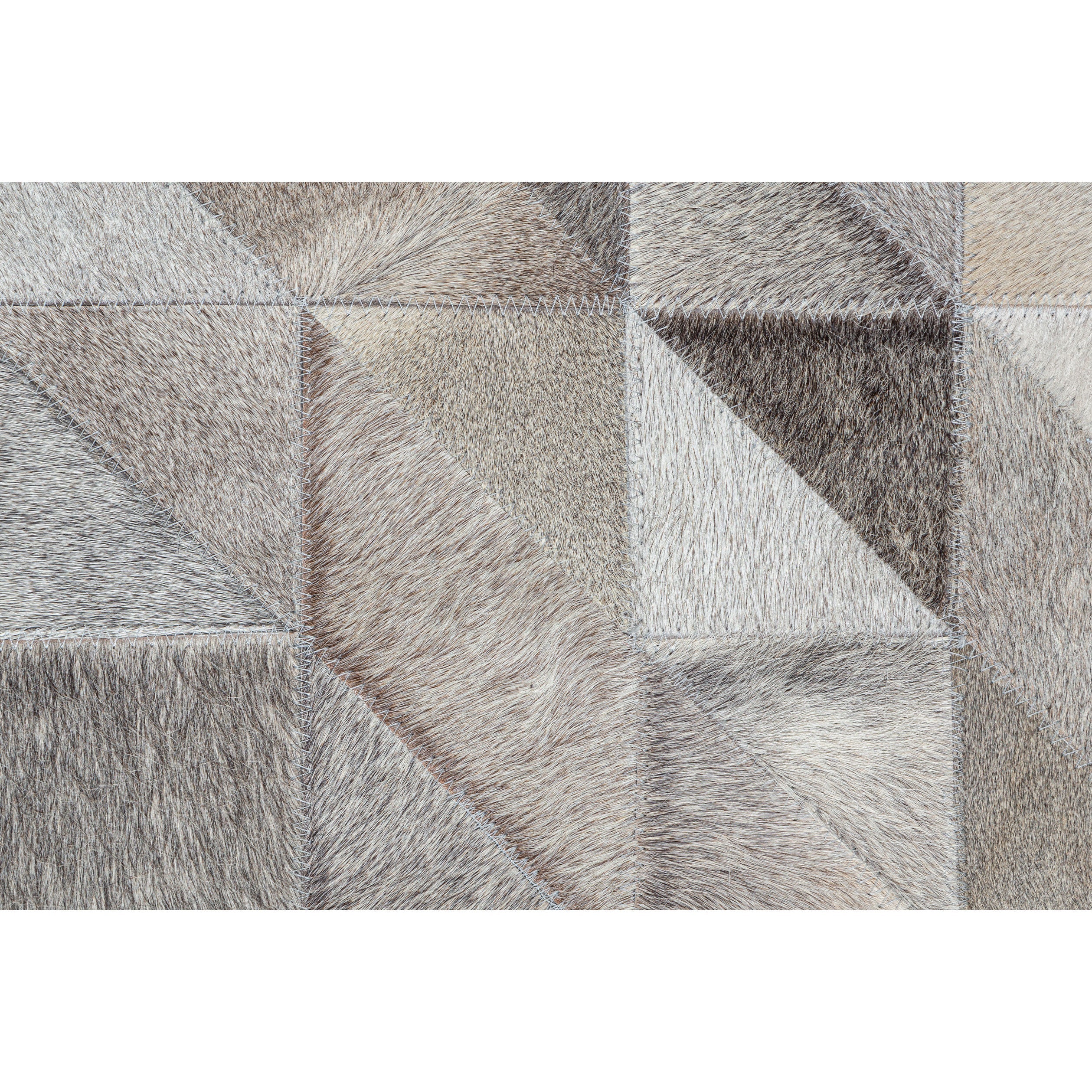 Tapete Cow Hide Rug Pixel Lt Grey