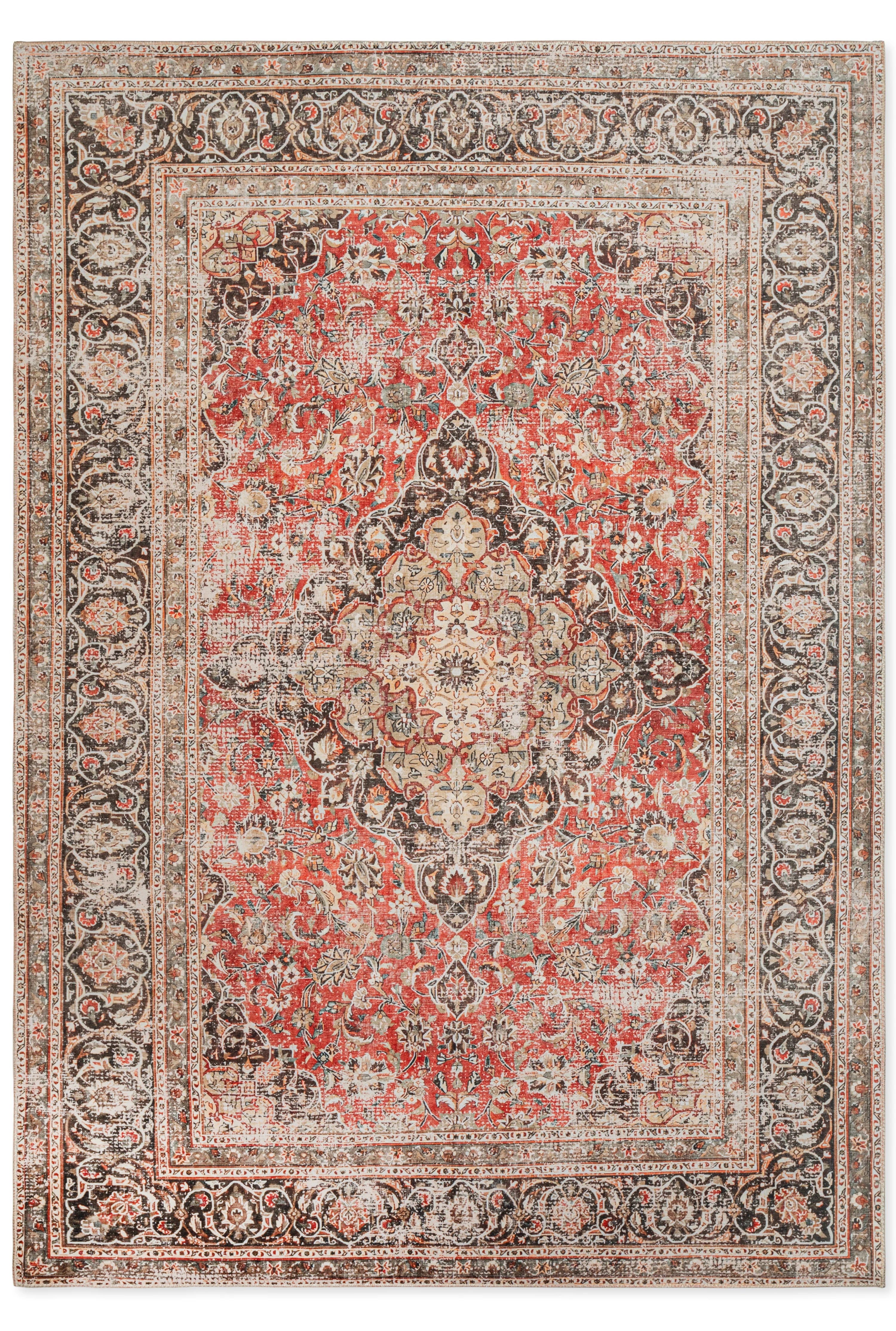 Tapete Doha 231205A-2 Medallón Rojo