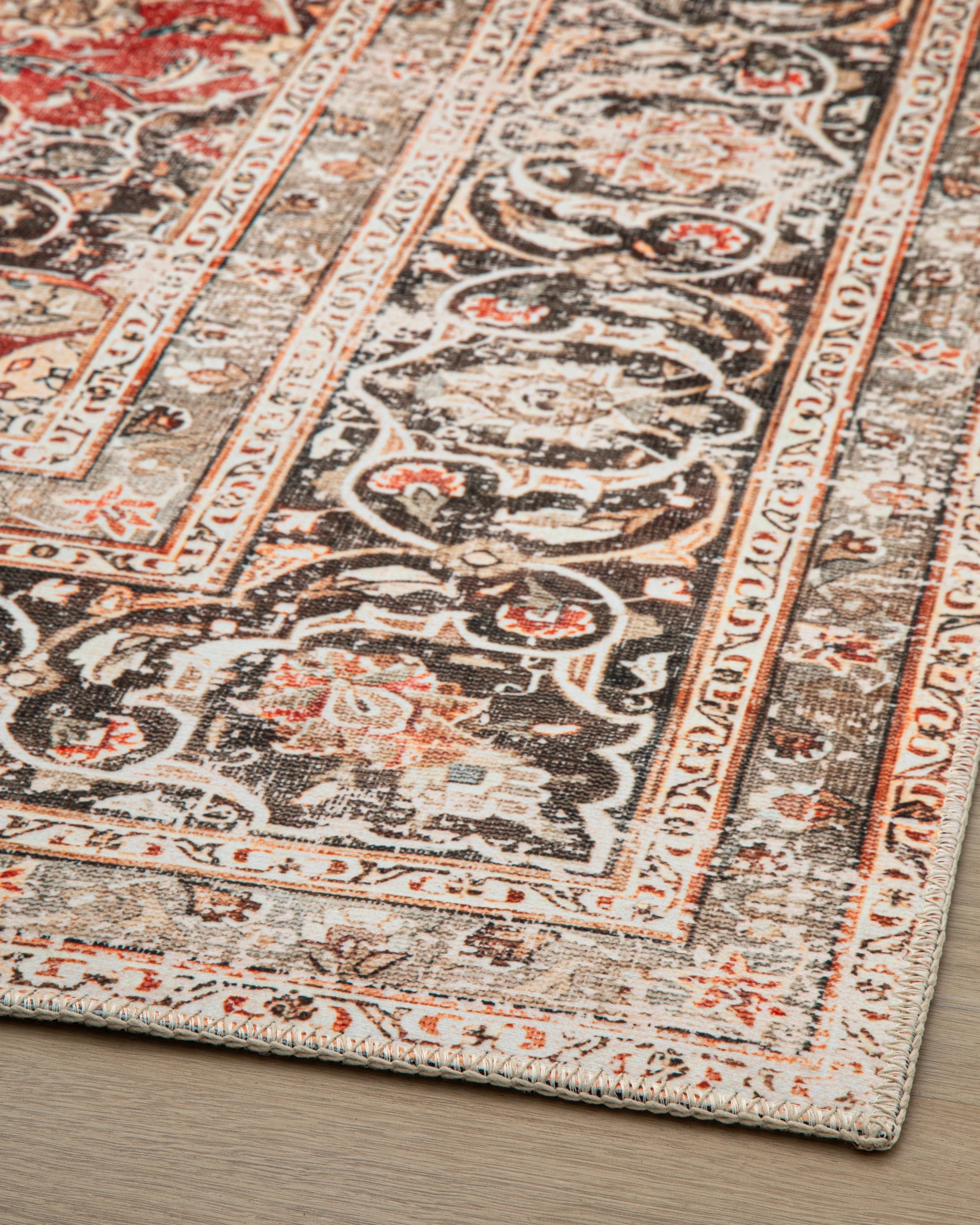 Tapete Doha 231205A-2 Medallón Rojo