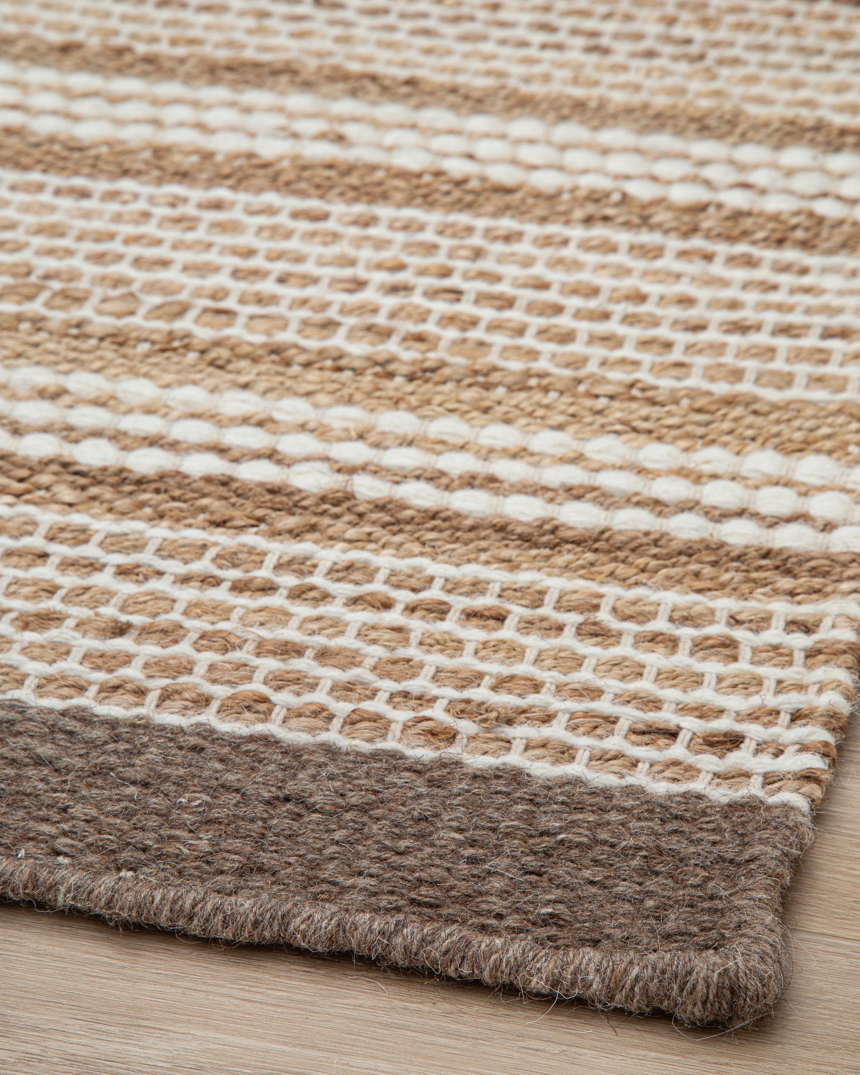 Tapete Jute Novato Natural/White