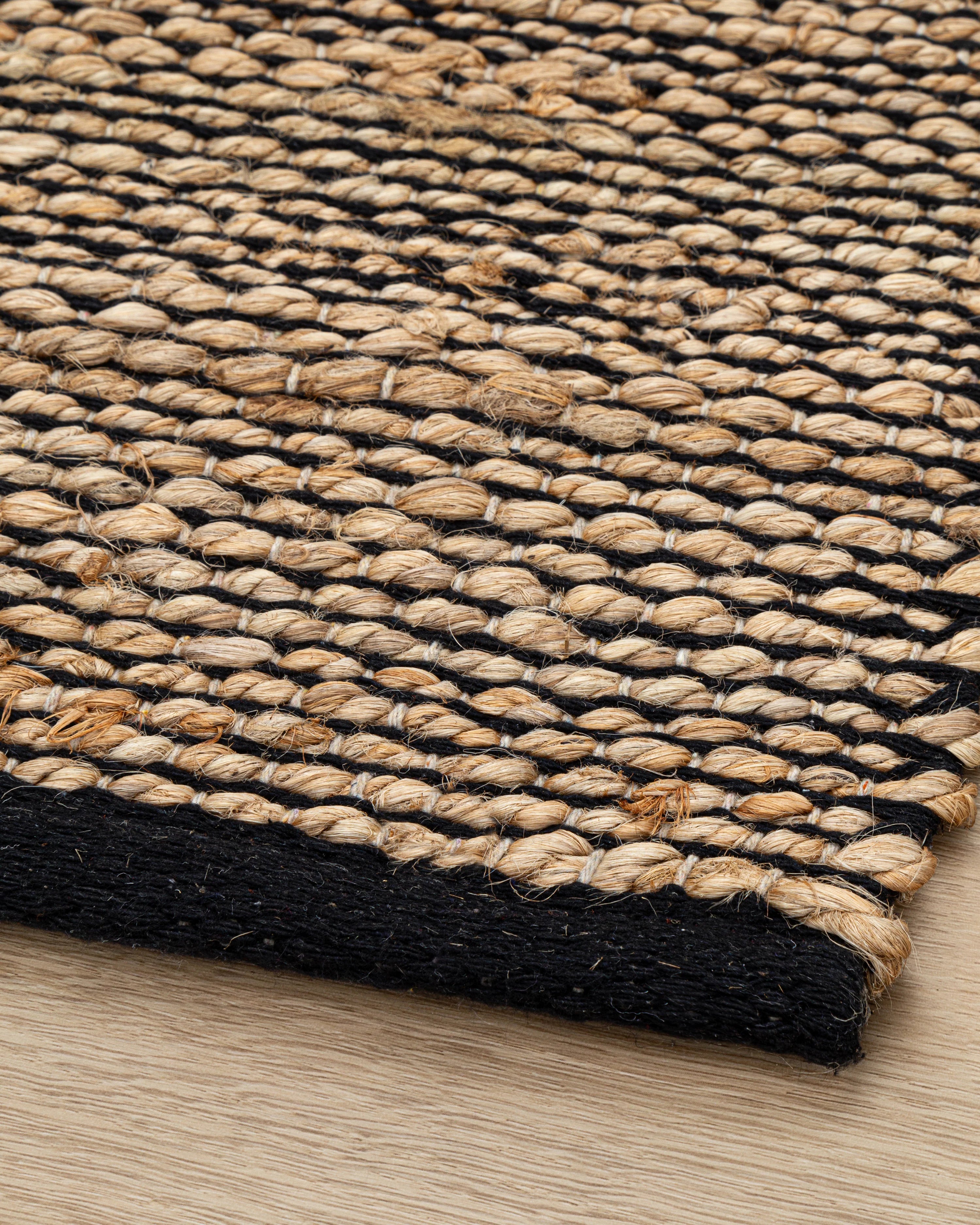 Tapete Jute Rabat Black