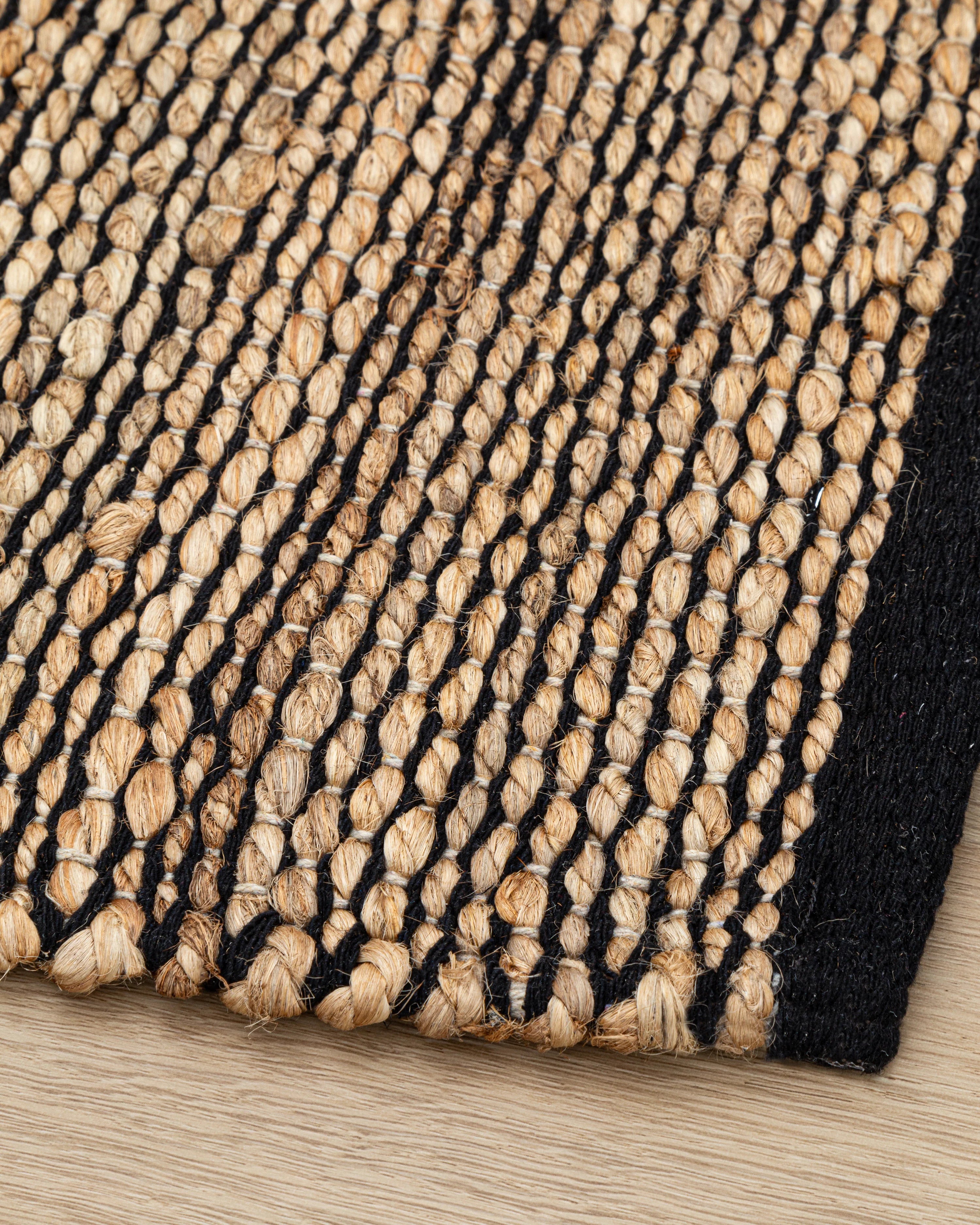 Tapete Jute Rabat Black