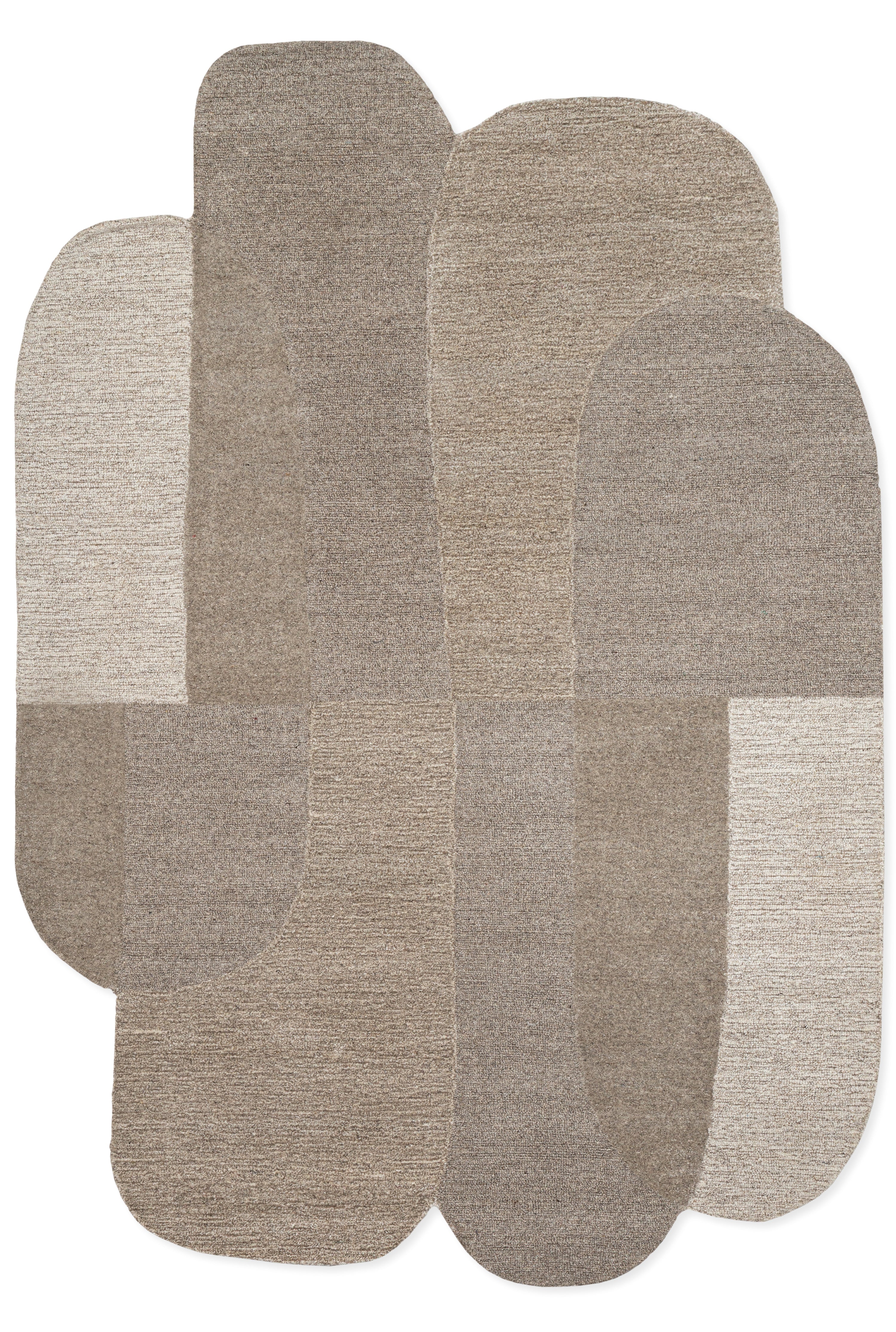 Tapete Luciana - Shape 2 Taupe